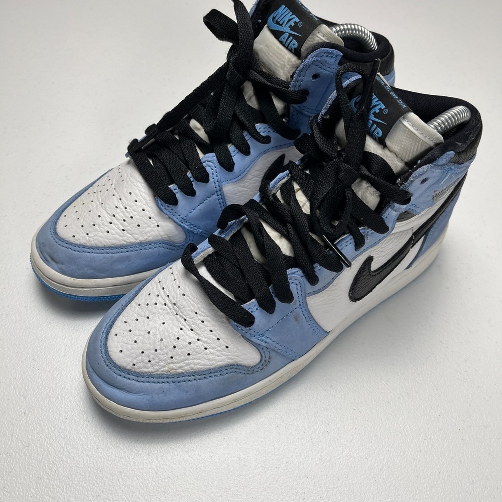 Nike Air Jordan Retro 1 High University Blue UNC 5Y Sneaker 575441-134 Shoes